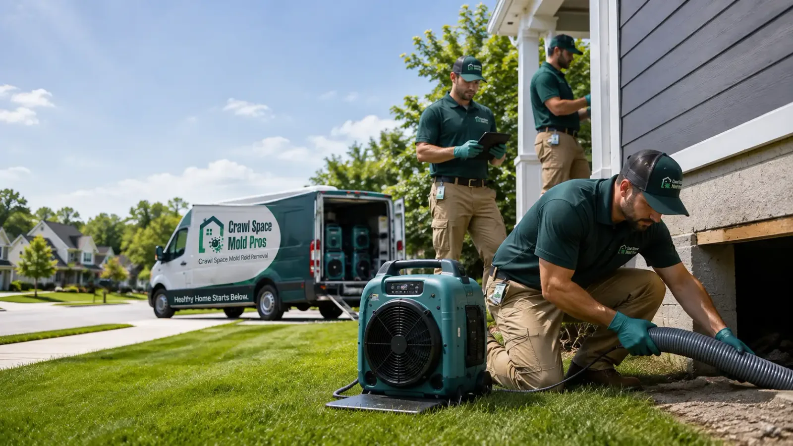 Crawl Space Mold Removal in Urbana, OH